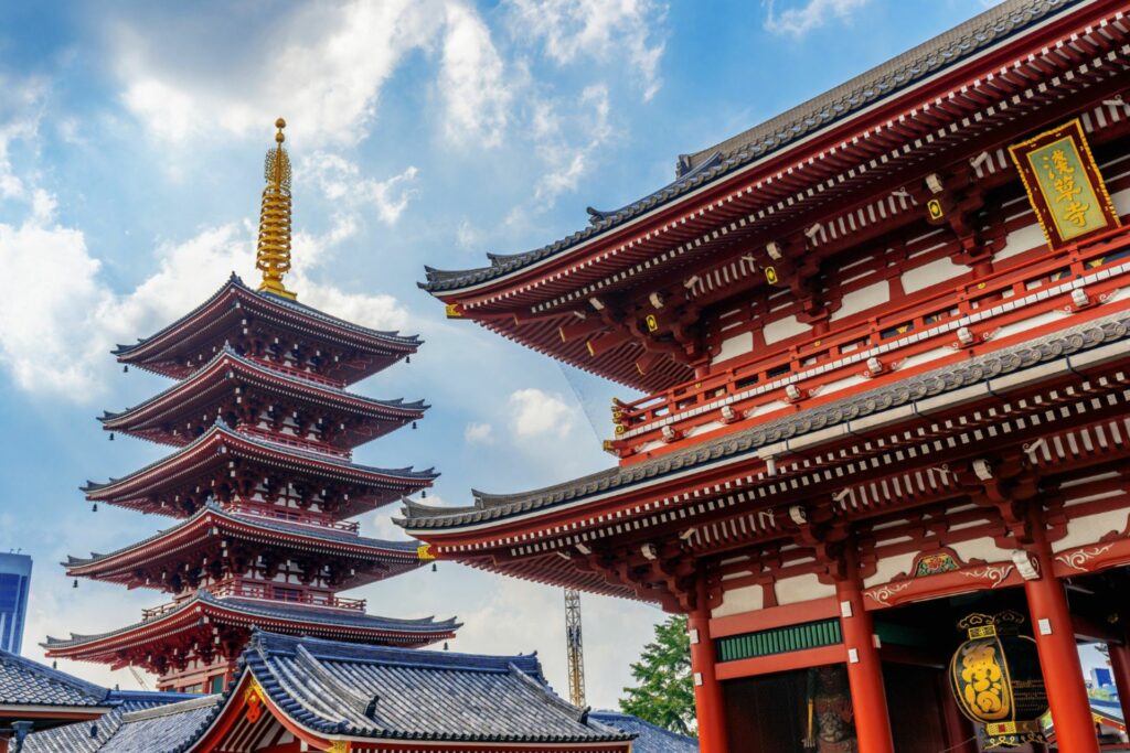 Fem-våningspagoden vid Senso-ji