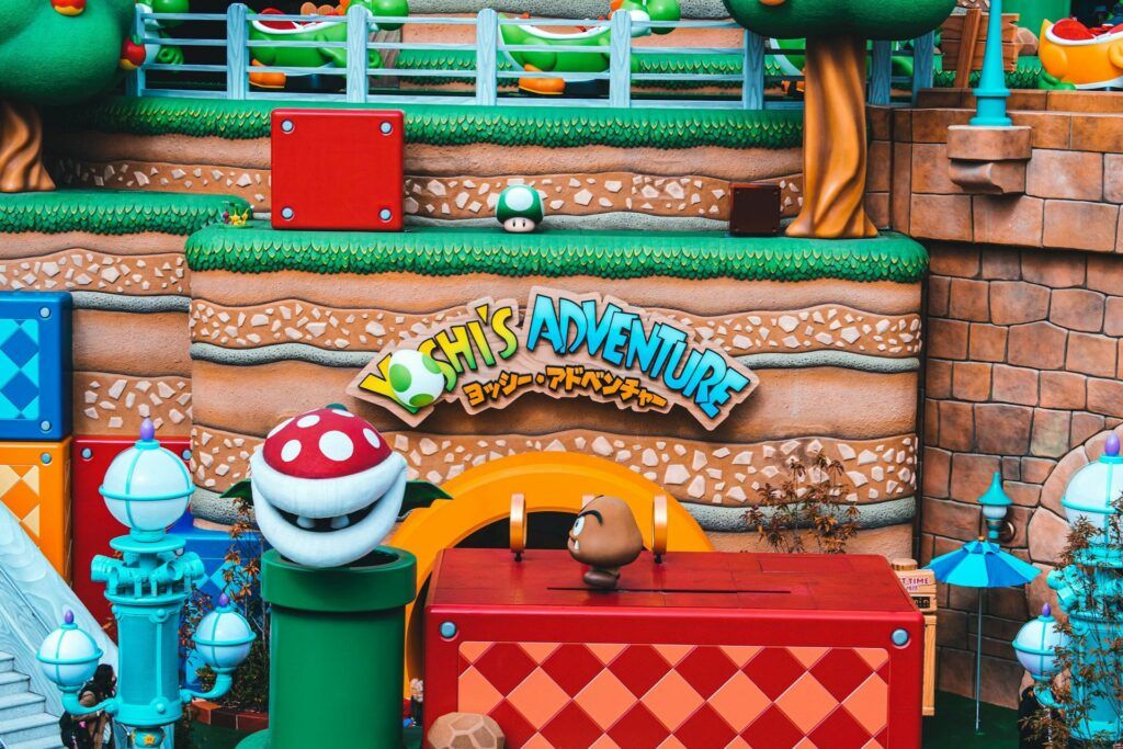 Yoshis äventyr entré